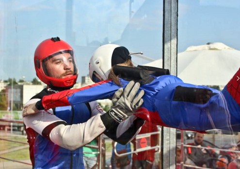 Полет в открытой аэротрубе «Ай-Флай» для двоих (12 мин.) от poletomania Полет в открытой аэротрубе «Ай-Флай» для двоих (12 мин.) от poletomania